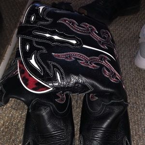 Squared toed woman’s boots